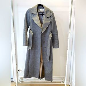 Reiss Wool Gray Trench Coat